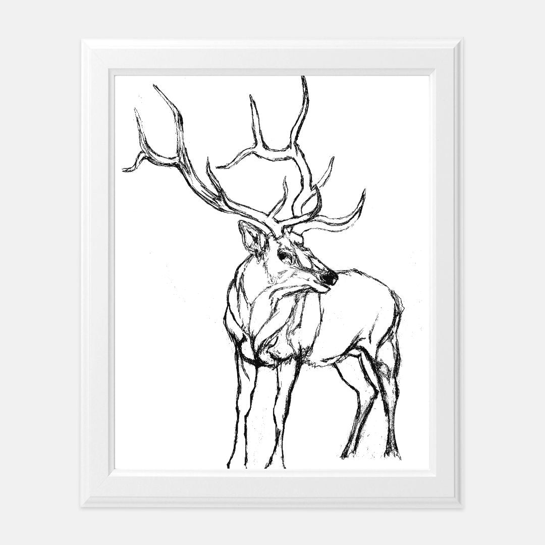Print (8" x10") - "Elk"