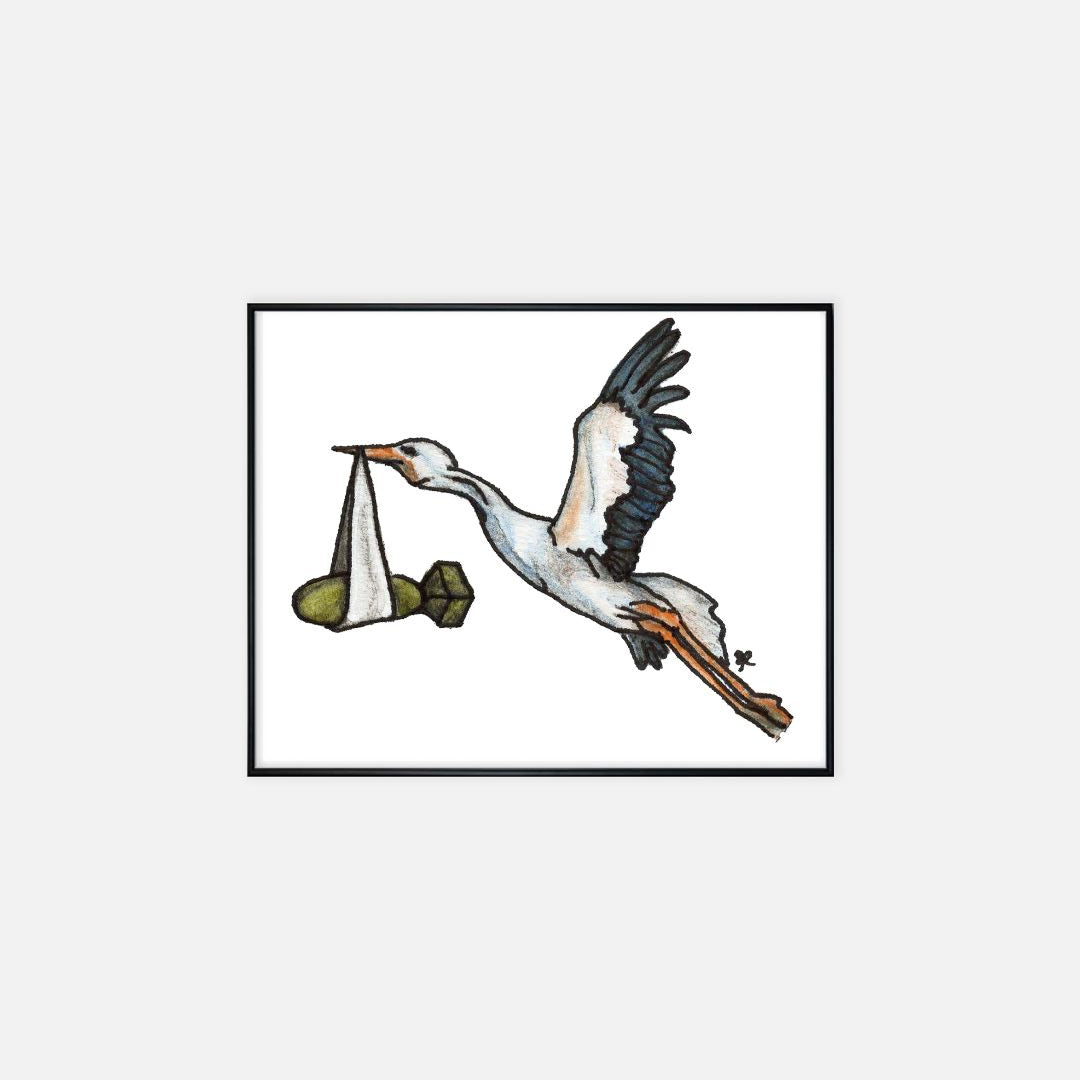 Print (16" x 20") - "Special Delivery"