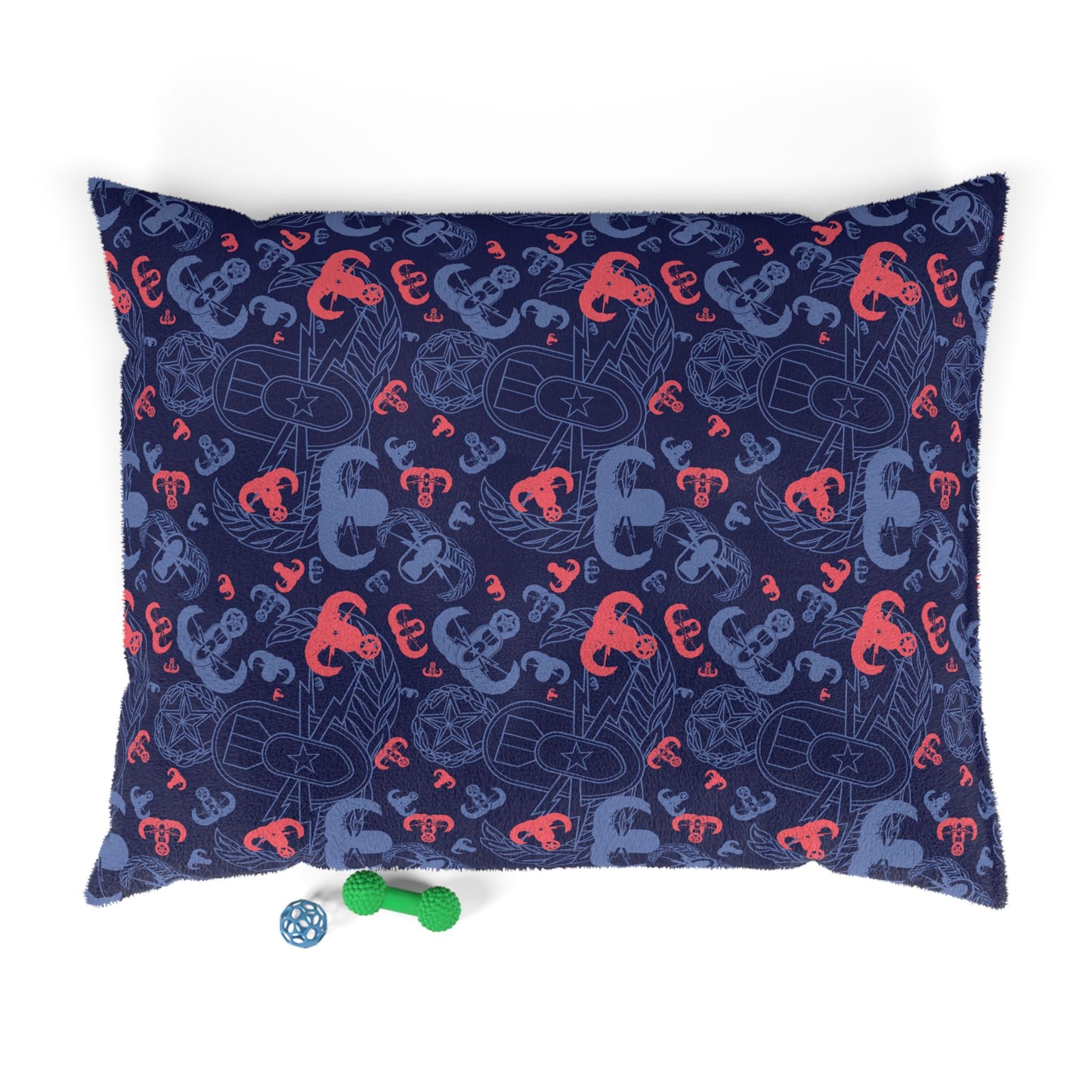 Pet Bed — "EOD Party" (Blue)