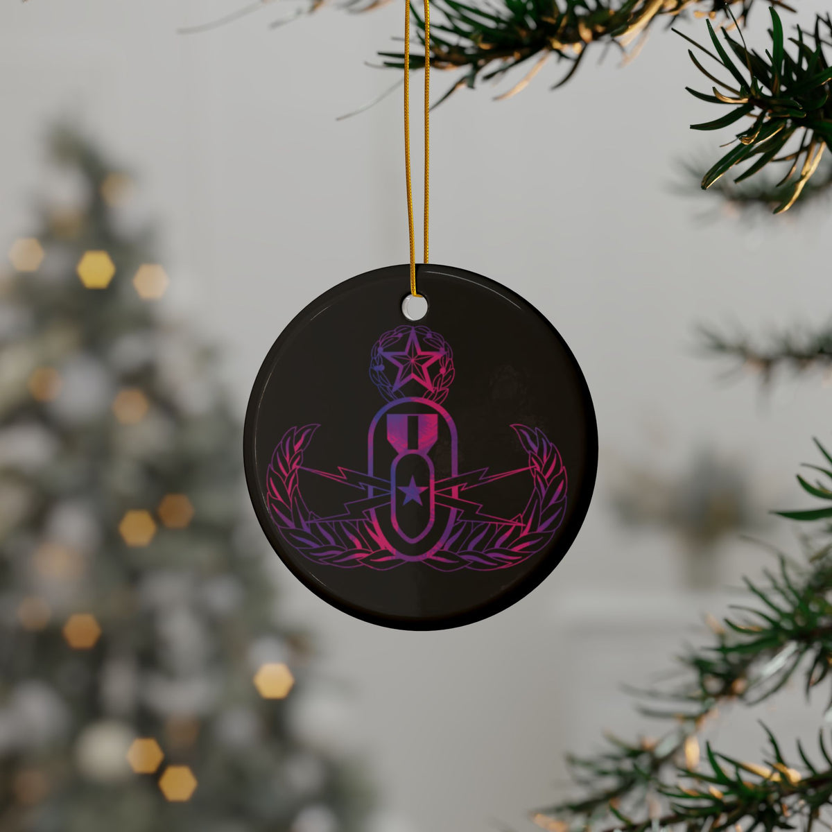 Ornament - "It's 5 o'clock Somewhere" (EOD Master Badge)