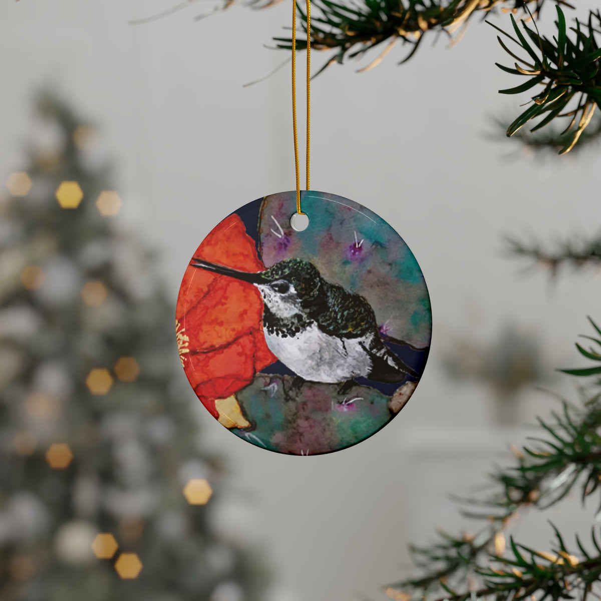 Ornament - "Piper, the Hummingbird"