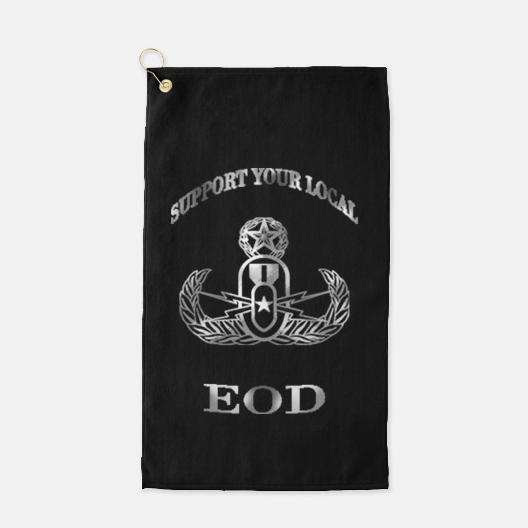 Golf Towel - "Support Your Local EOD"