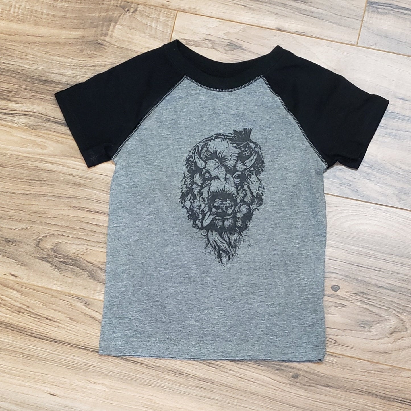 T-Shirt (Toddler) - "Tattered Buffalo"