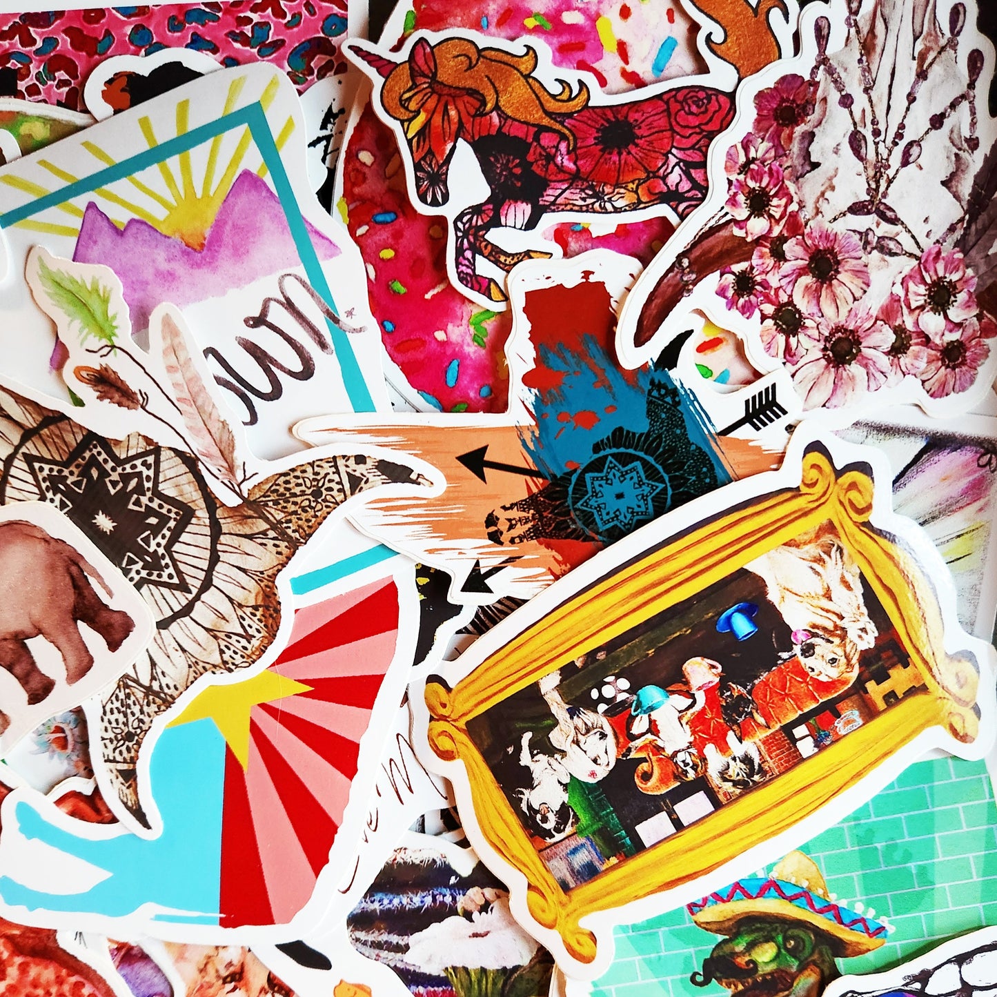 Vinyl Sticker/Decal - "Tatted Unicorn"