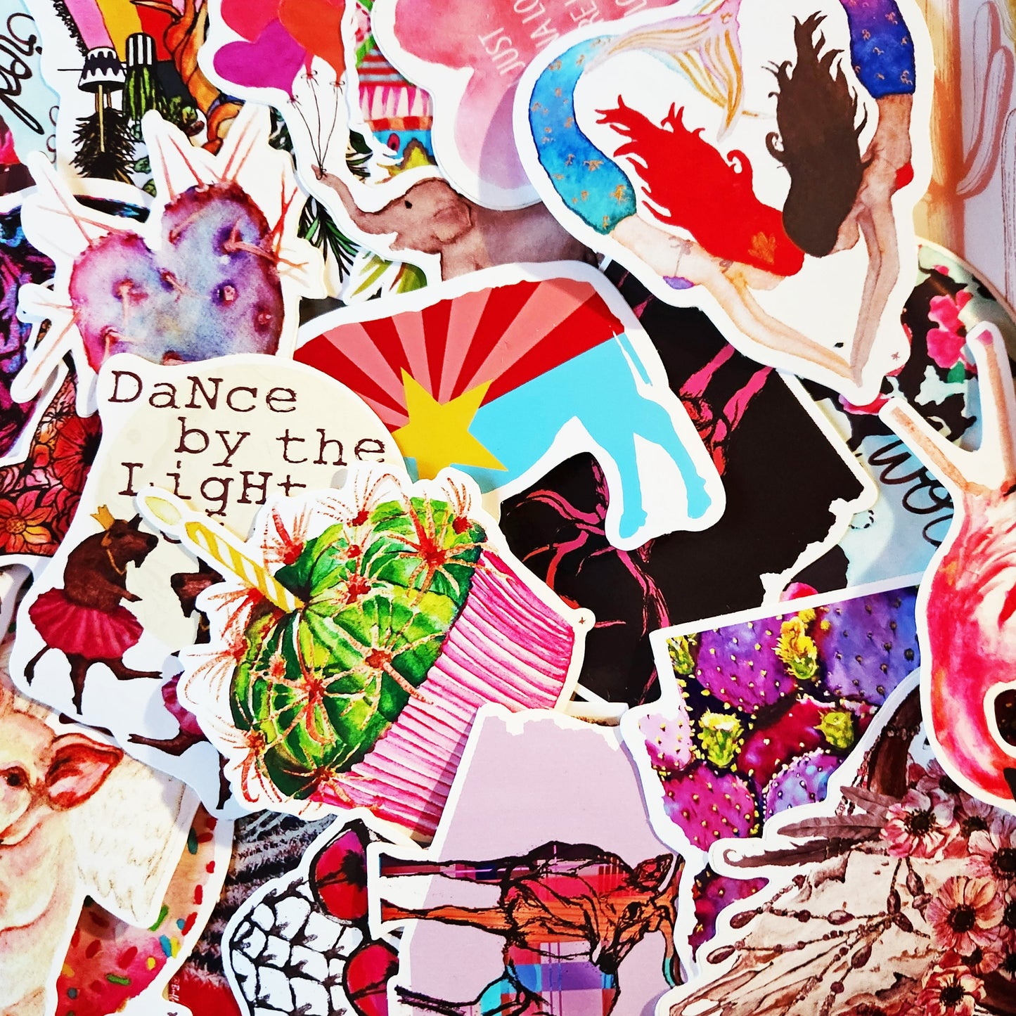 Vinyl Sticker/Decal - "Hot Pineapple in Pink"