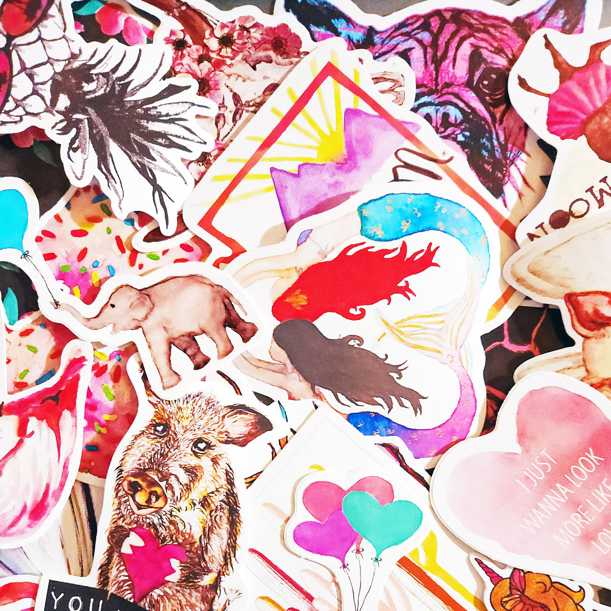Vinyl Sticker/Decal - "I Heart Mermaids"