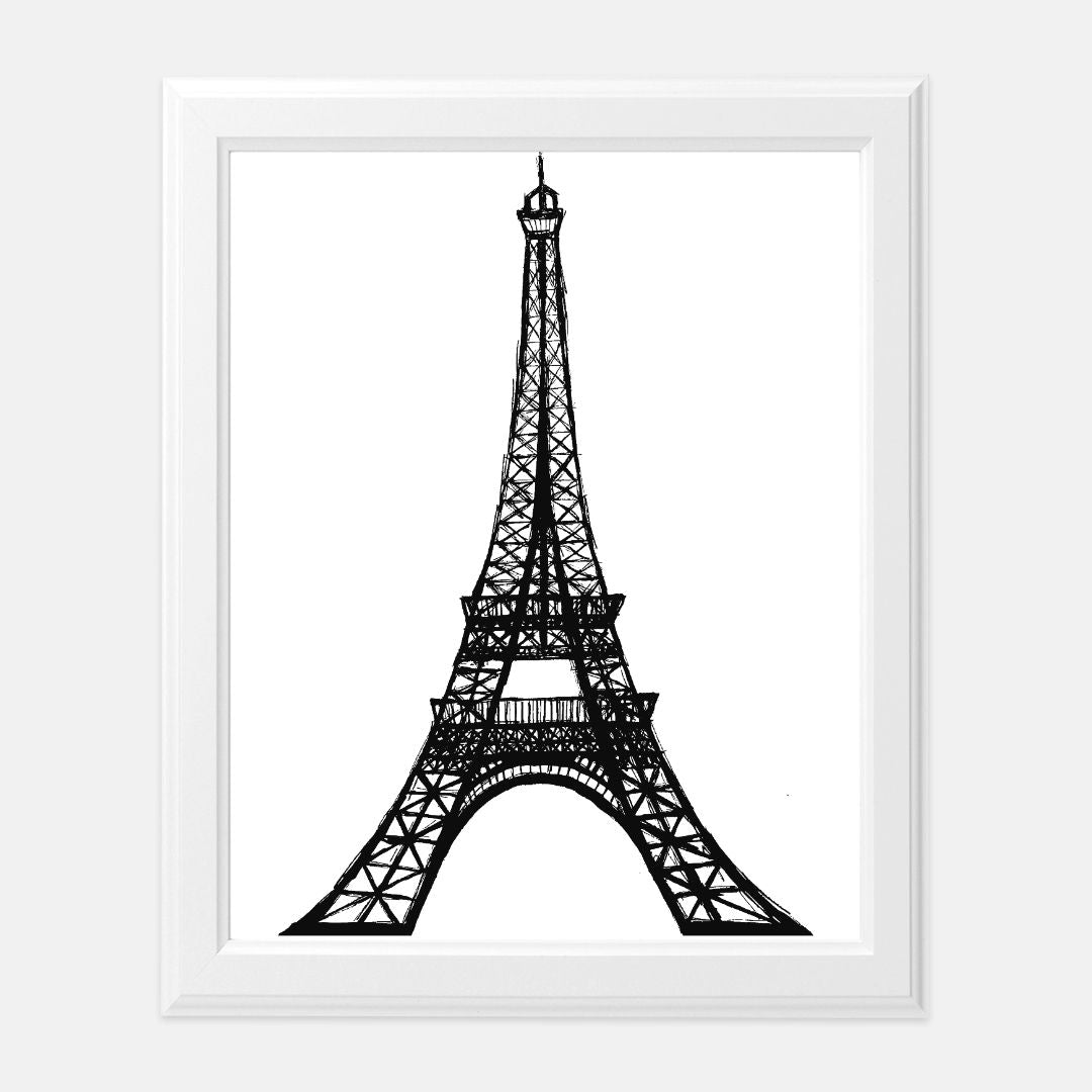 Print (8" x10") - "Eiffel Tower"