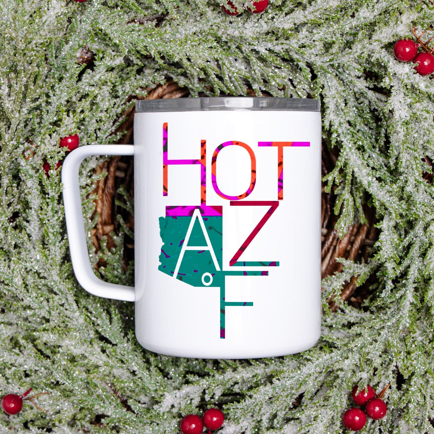 Travel Mug - "Hot AZ F" (Colors)