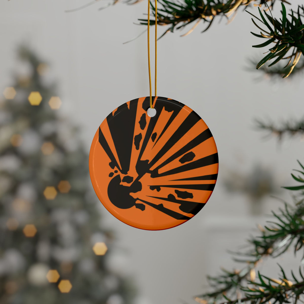 Ornament - "High Explosives Hazard"