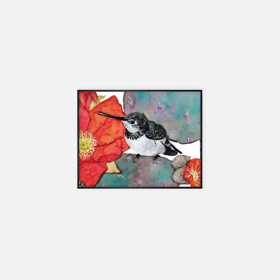 Print (11" x 14") - "Piper, the Hummingbird"