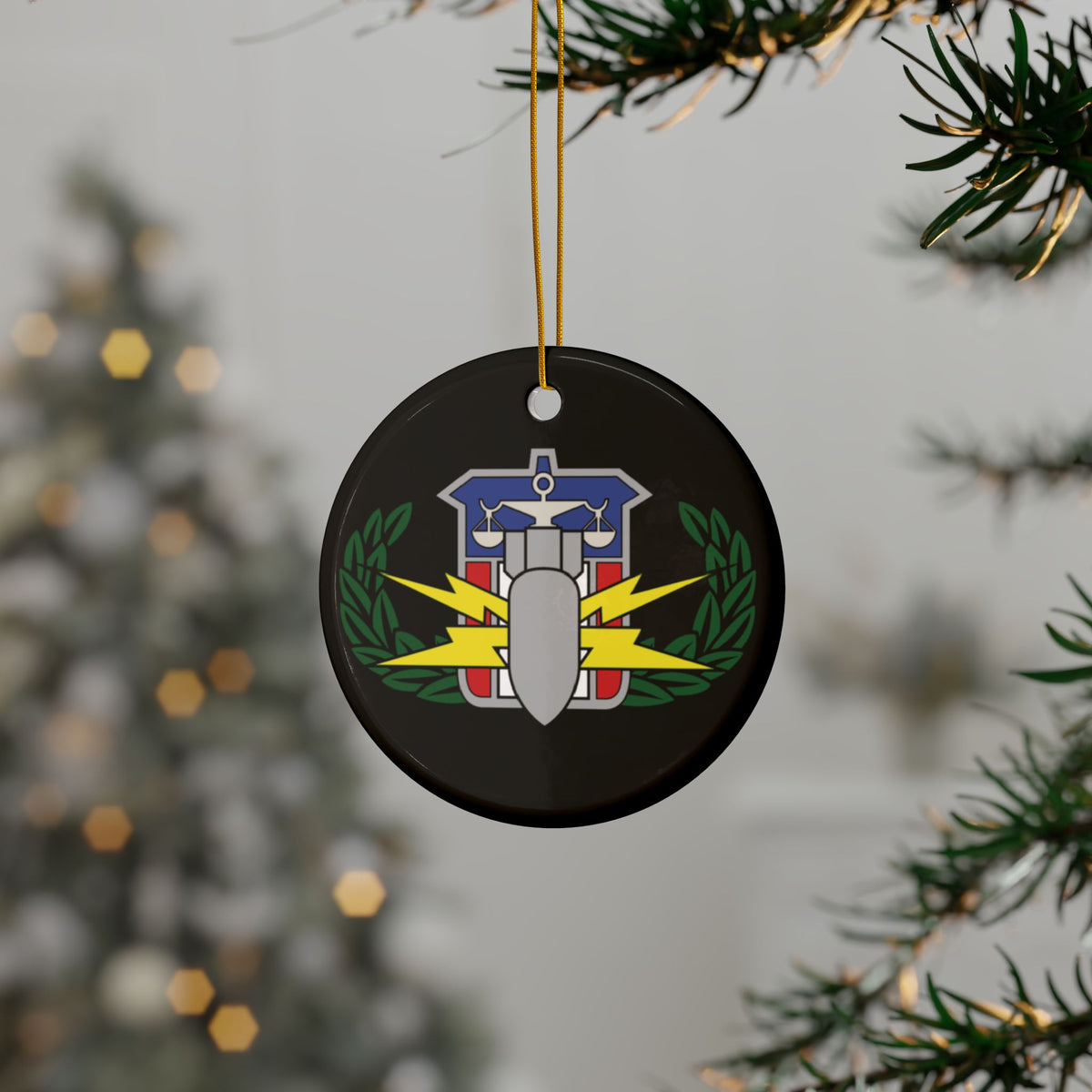 Ornament - "HDS/PSBT Badge" (RWB)
