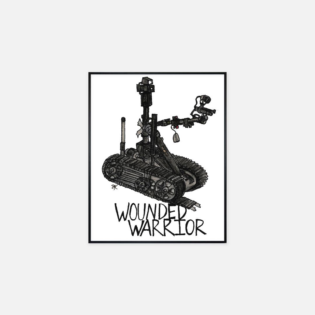 Print (16" x 20") - "Wounded Warrior"