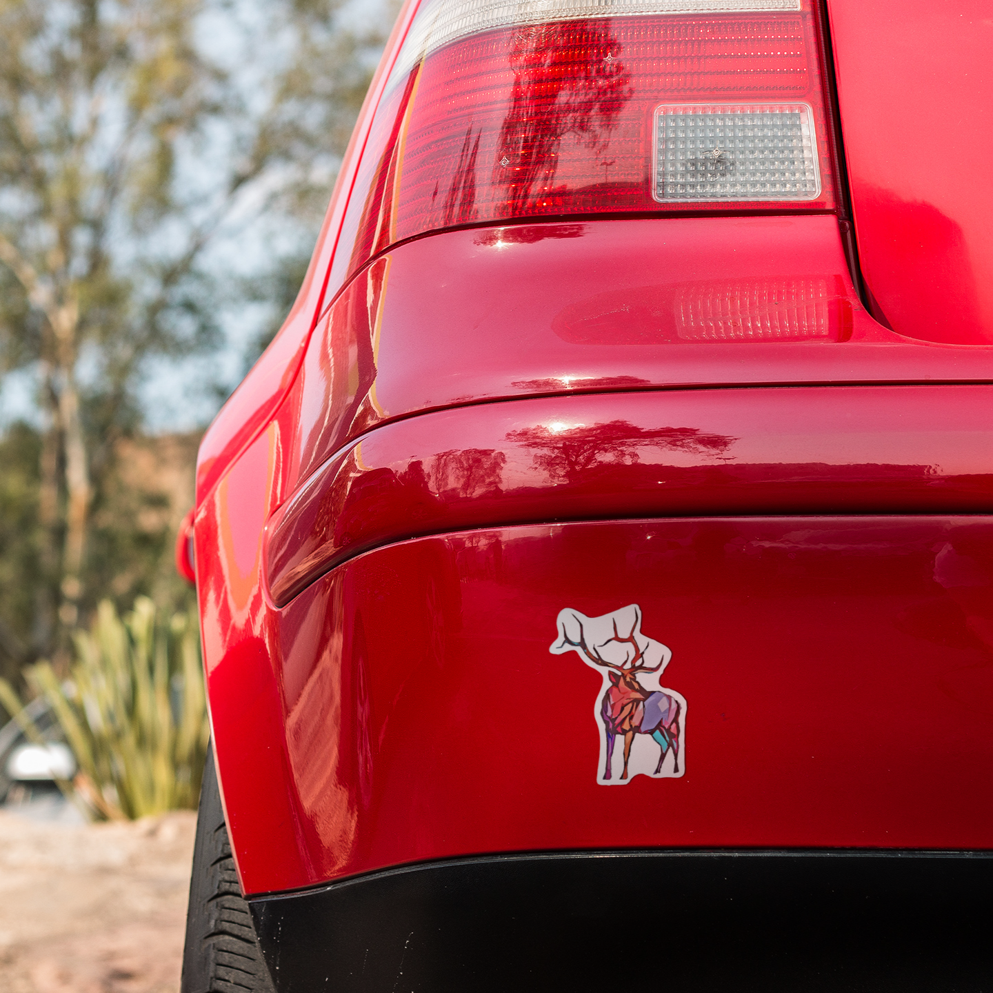 Vinyl Sticker/Decal - "Abstract Elk"