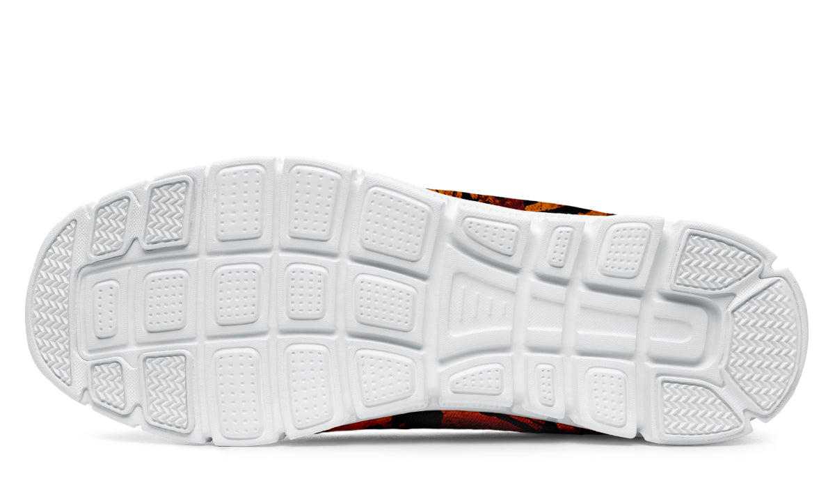 Print On Demand - Sneakers - "EOD Bomb Flag" (Orange on Black)