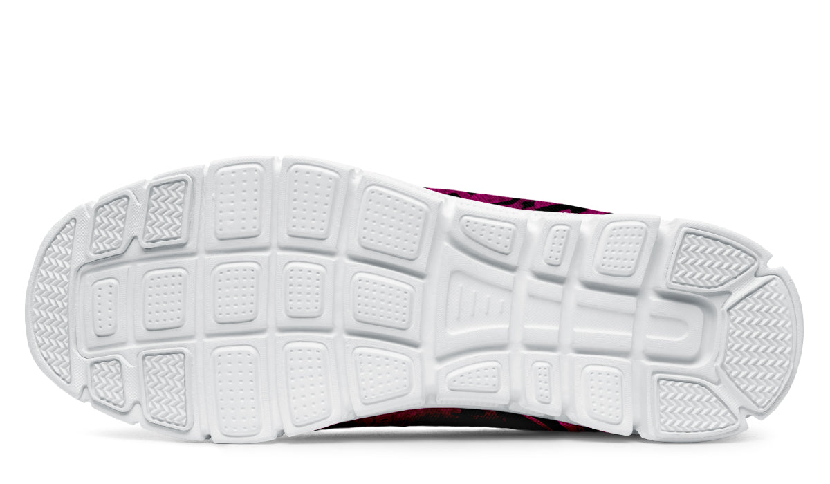 Print On Demand - Sneakers - "EOD Bomb Flag" (Pink on Black)