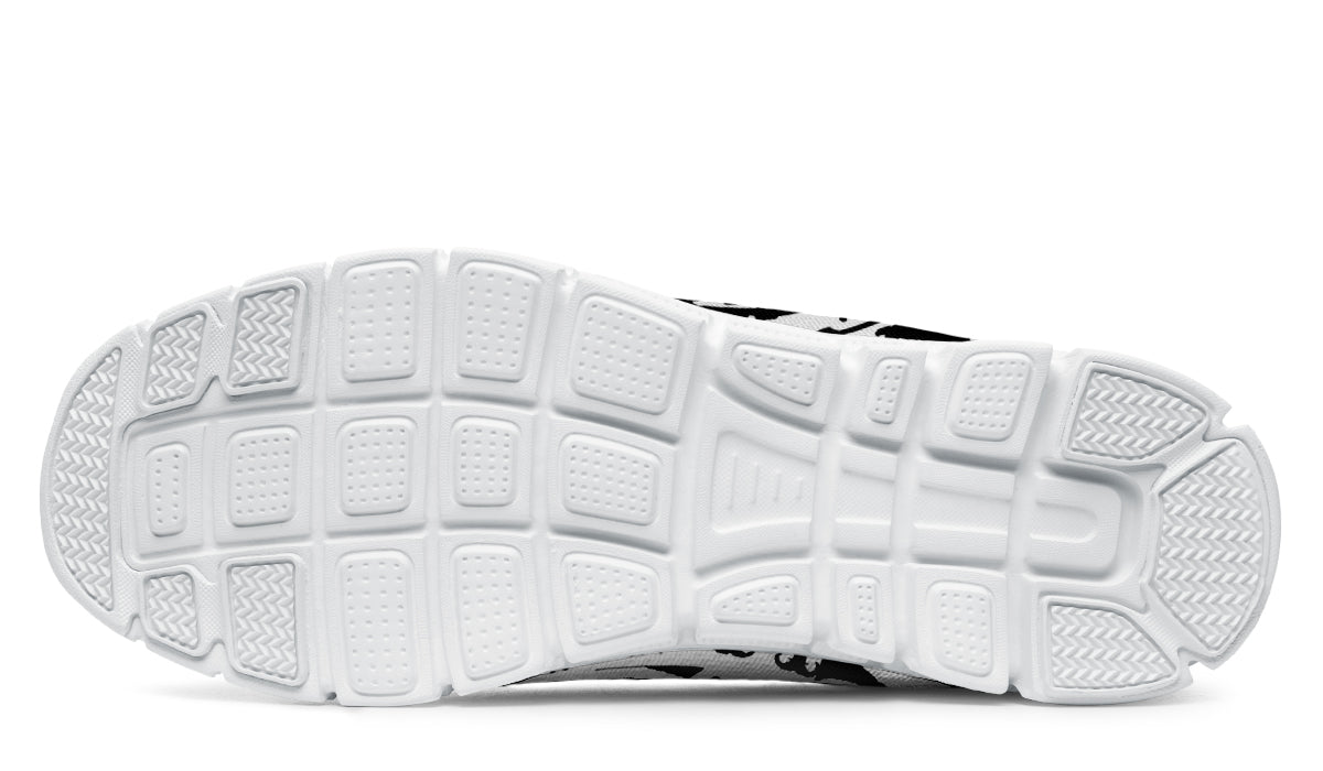 Print On Demand - Sneakers - "EOD Bomb Flag" (White on Black)