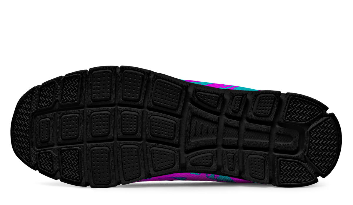 Print On Demand - Sneakers - "EOD Bomb Flag" (Green/Blue/Purple)