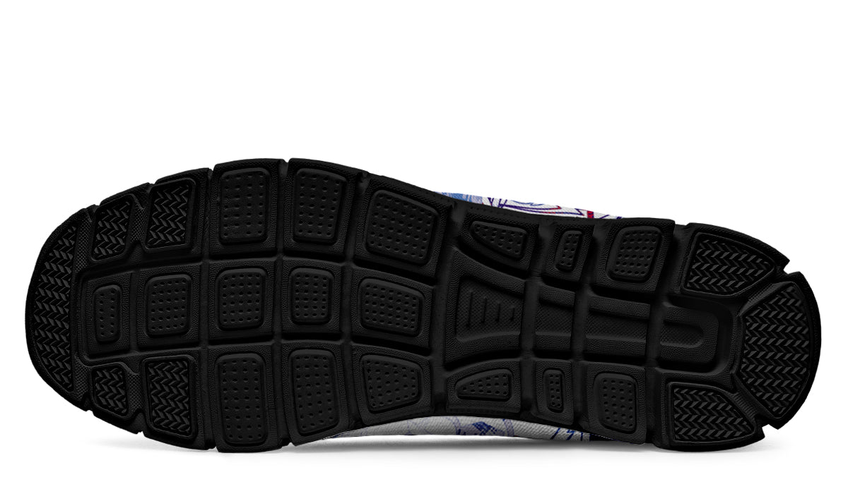 Print On Demand - Sneakers - "It's 5 o'clock Somewhere" (Red, White, & Boom!)