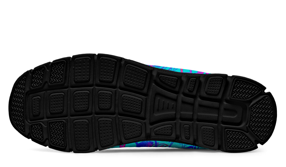 Print On Demand - Sneakers - "It's 5 o'clock Somewhere" (Bright on Turquoise)