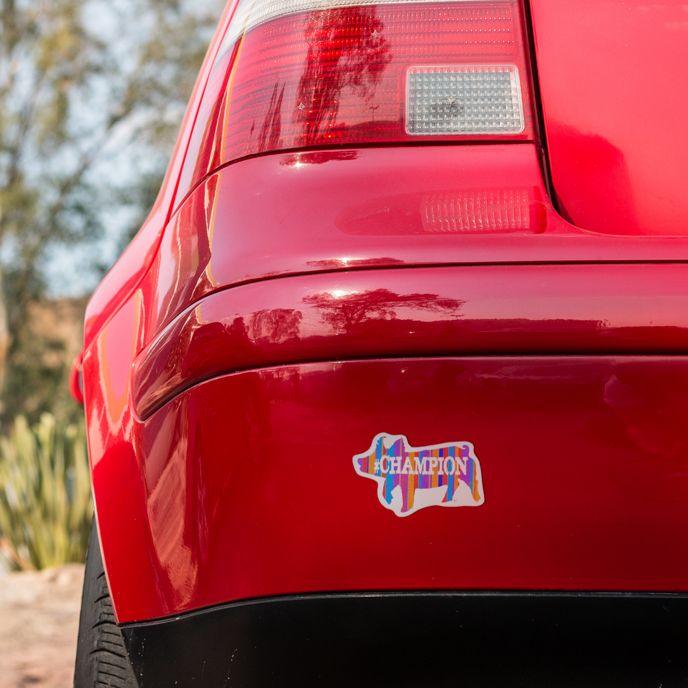 Vinyl Sticker/Decal - "#Champion"