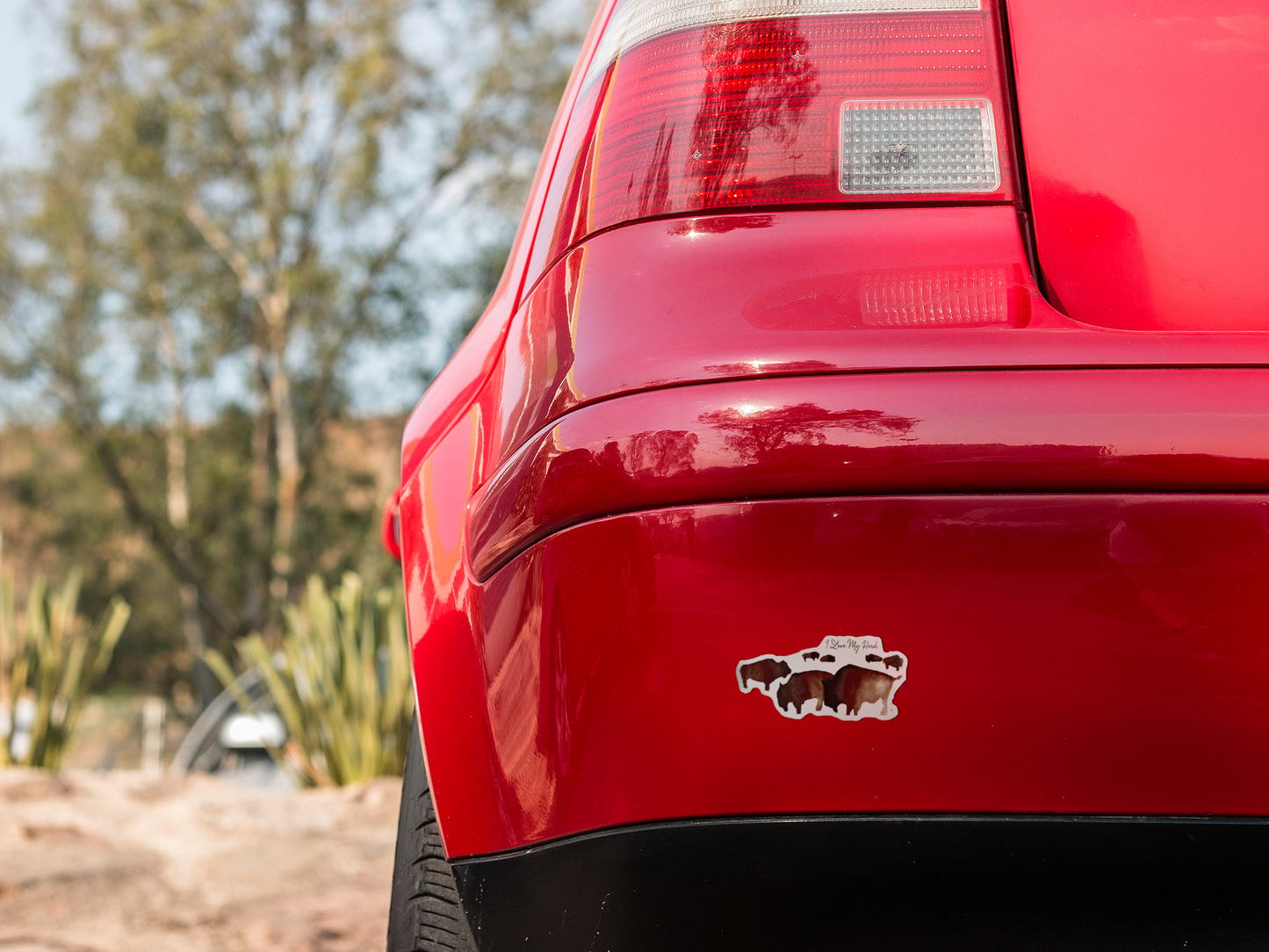 Vinyl Sticker/Decal - "I Love My Herd"