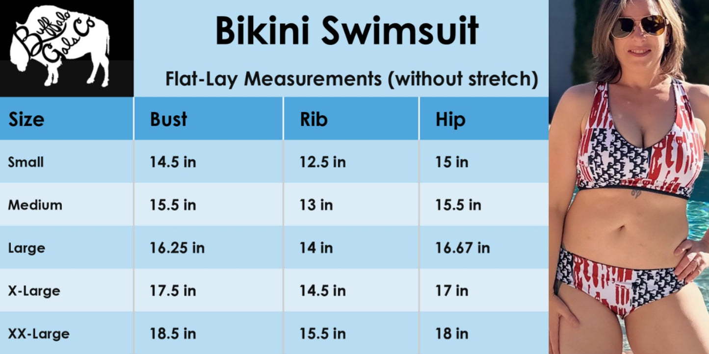 Women's Reversible Bikini - "EOD Bomb Flag"