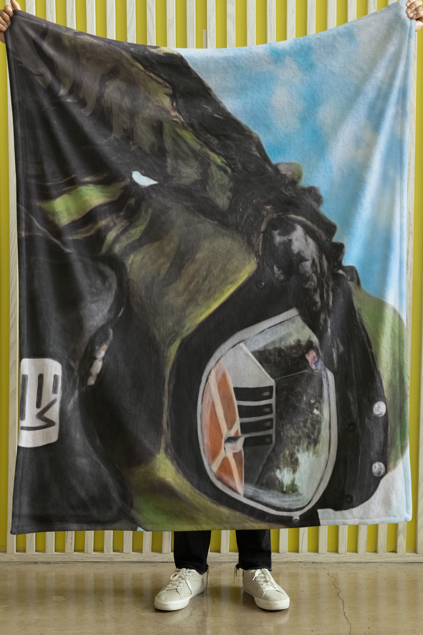 Plush Throw Blanket - "Respect & Reflect"