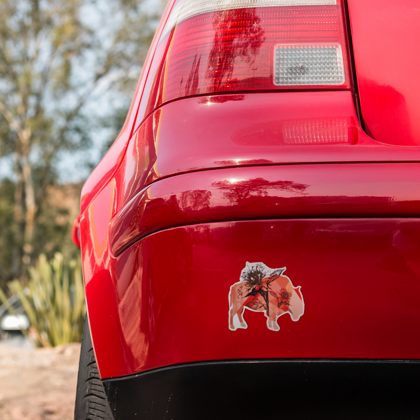 Vinyl Sticker/Decal - "Sunflower Poppy"