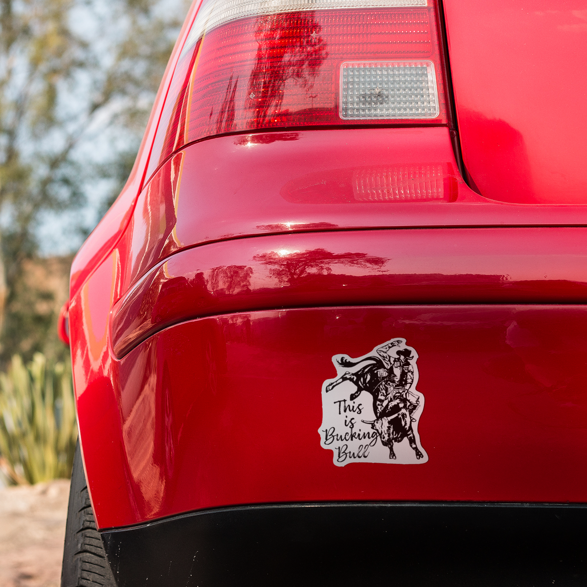 Vinyl Sticker/Decal - "This is Bucking Bull"