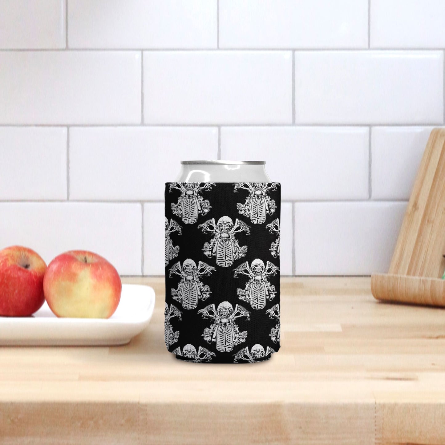 Print On Demand - Can Cooler - "Bomb Suit Biker" Pattern