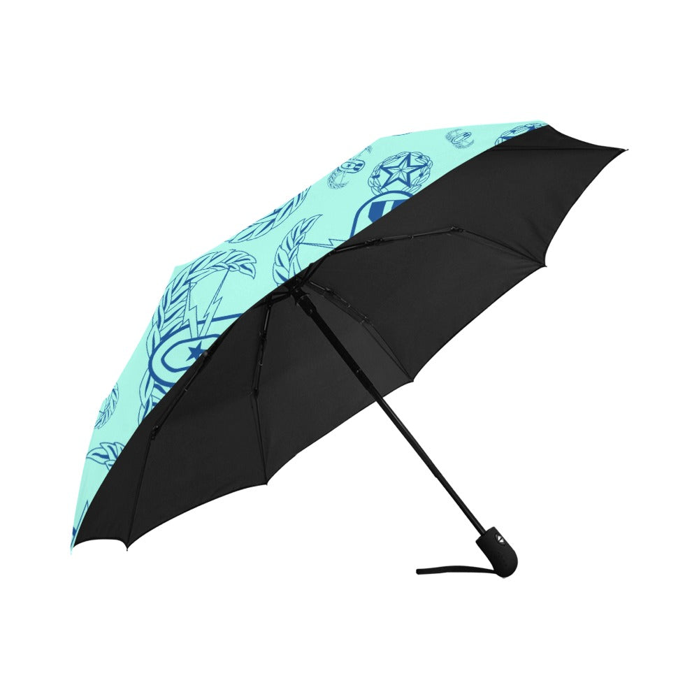 Umbrella - "EOD Badges X 3" (Blue on Mint)