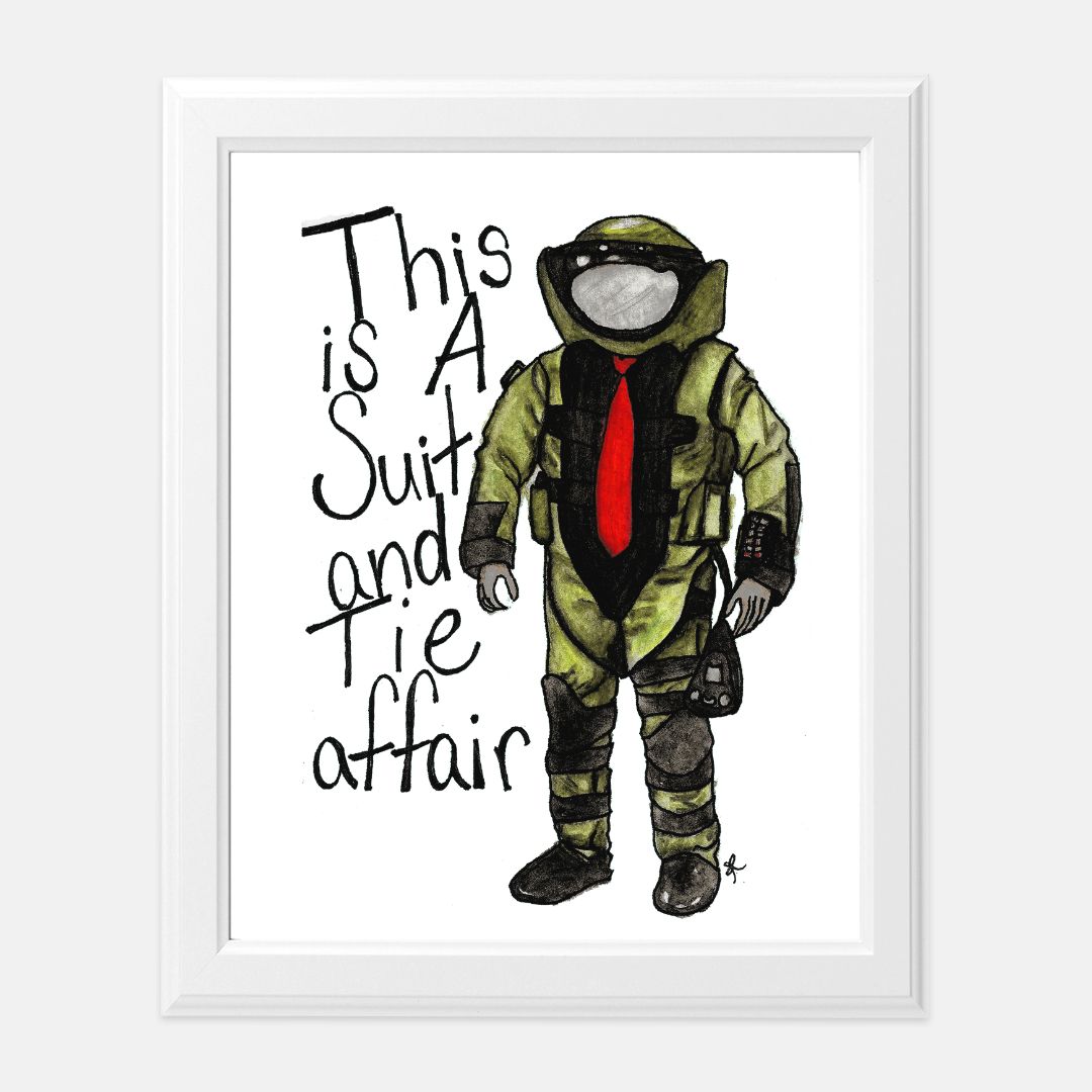Print (8" x10") - "Suit and Tie Affair"