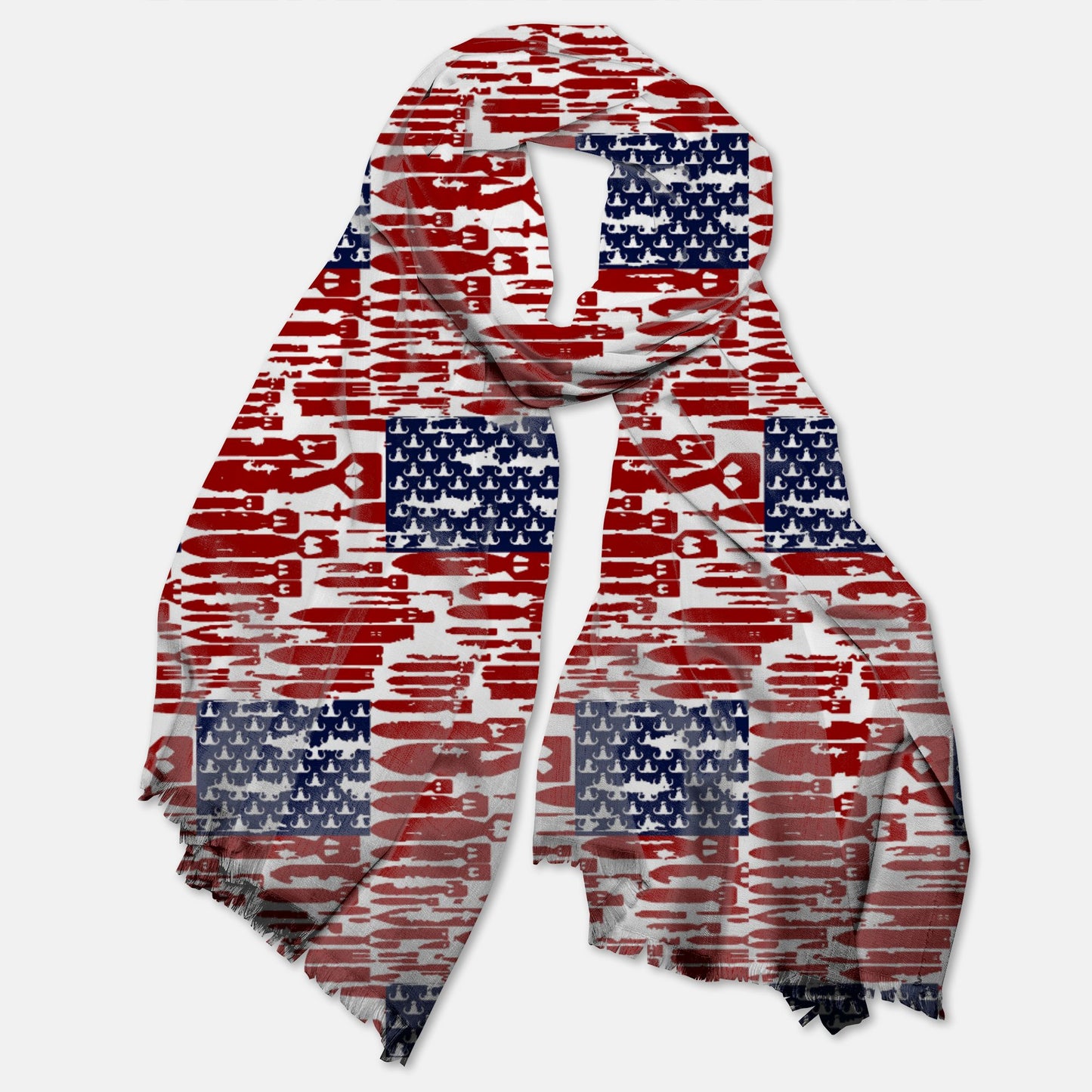Print On Demand - Pashmina Scarf - "EOD Bomb Flag"