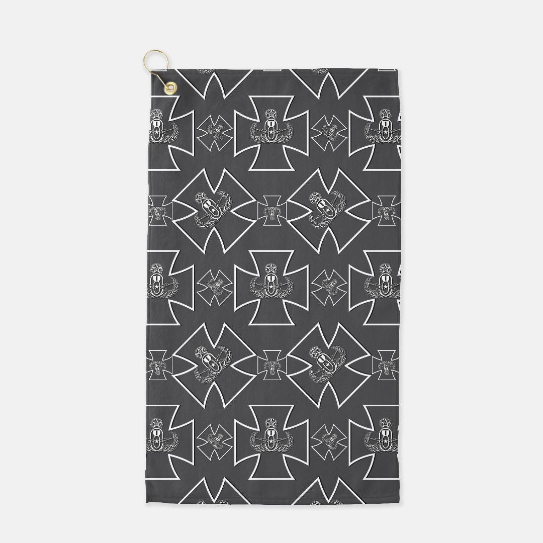 Golf Towel - "EODMC Iron Cross Logo"