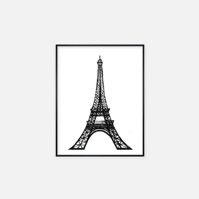 Print (11" x 14") - "Eiffel Tower"