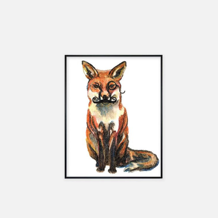 Print (11" x 14") - "Foxy"