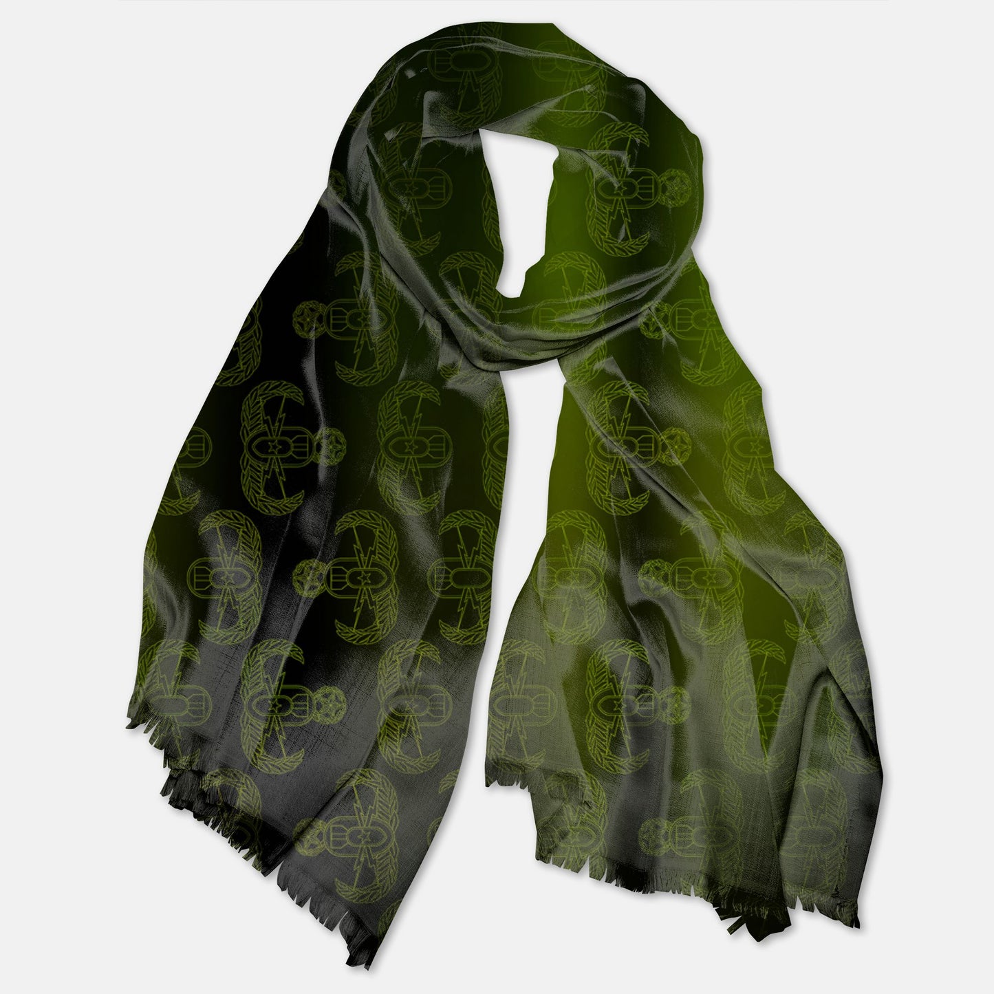 Print On Demand - Pashmina Scarf - "EOD 90's Vibe" (Green)