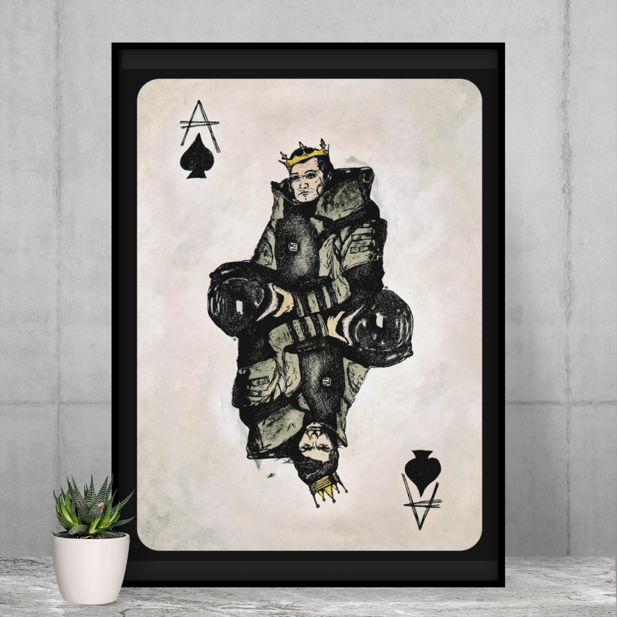 Print (16" x 20") - "Ace In The Hole!"