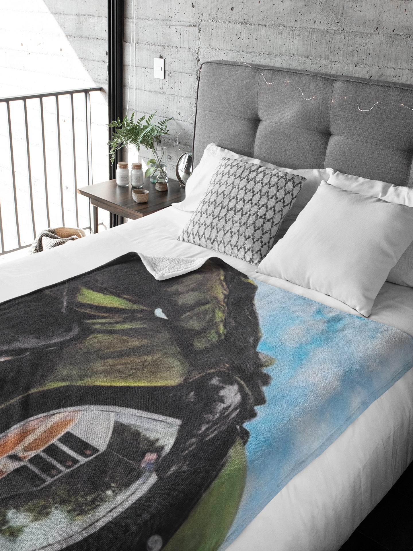 Plush Throw Blanket - "Respect & Reflect"