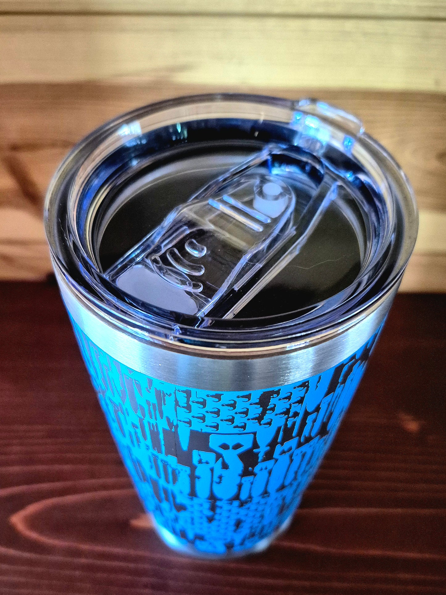 Tumbler - "EOD Bomb Flags" (Light Blue)