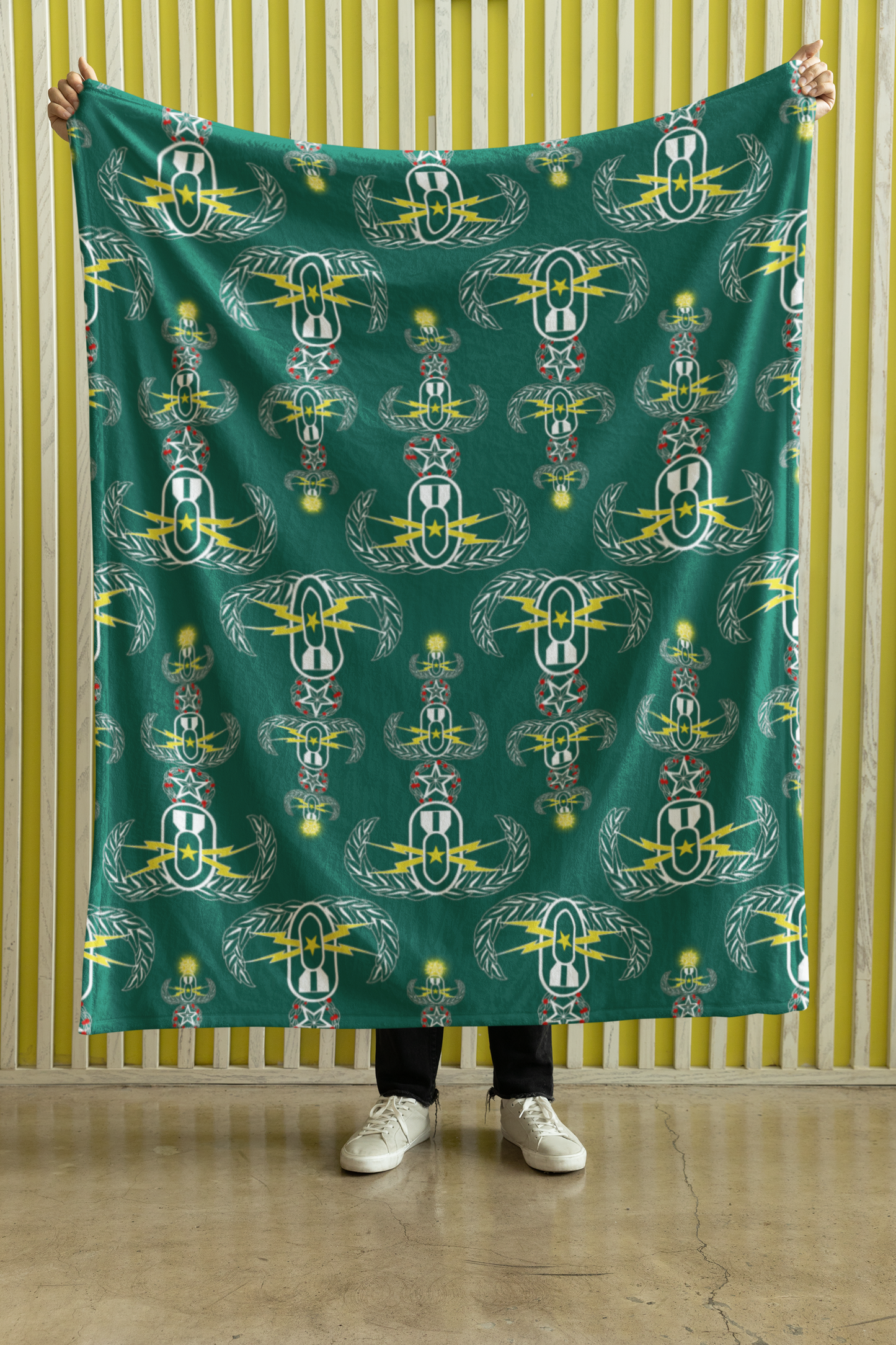 Plush Throw Blanket - "EOD Crab Trees"