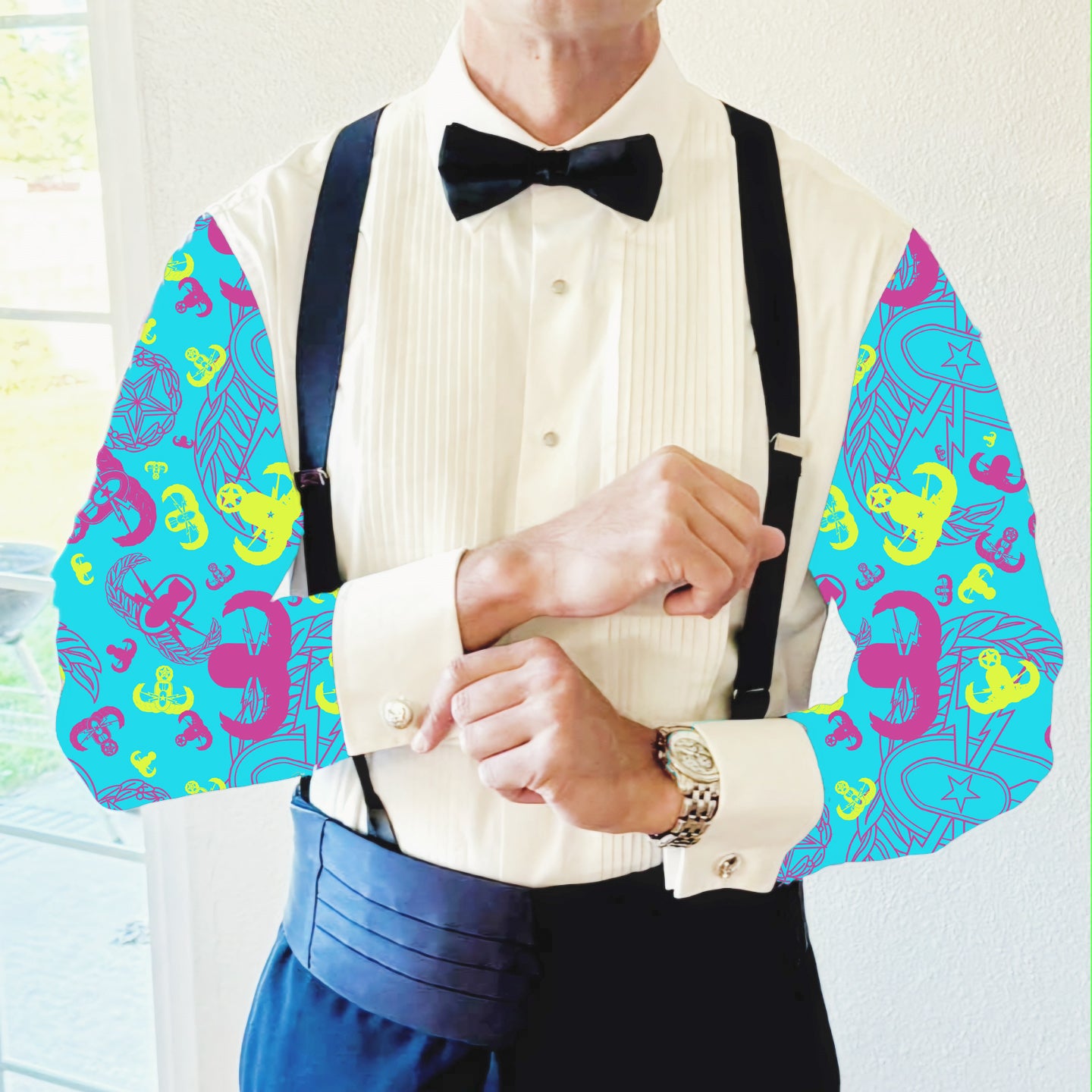 custom mess dress party shirts Mess Dress Party Shirt - Customer Provides Shirt and Fabric