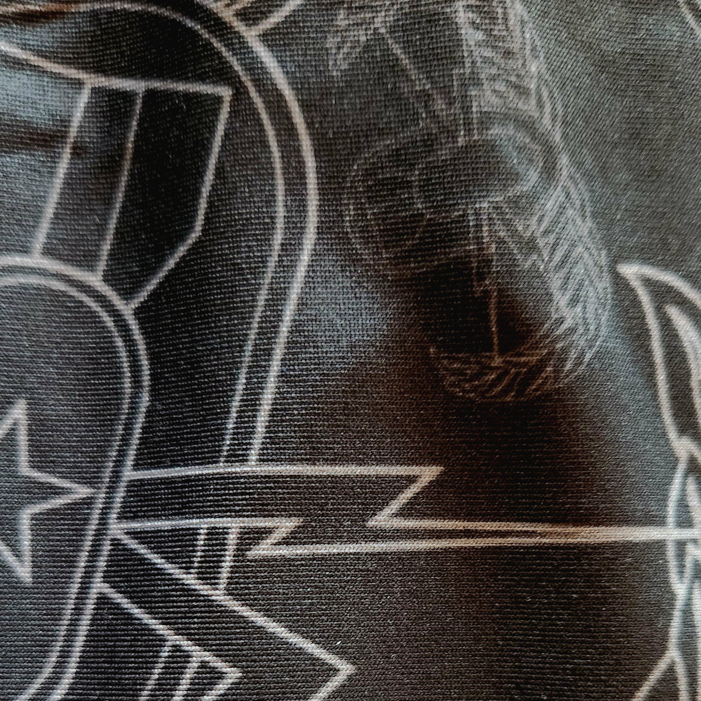 Headband - "EOD Mixed Badges" (Grey on Black)