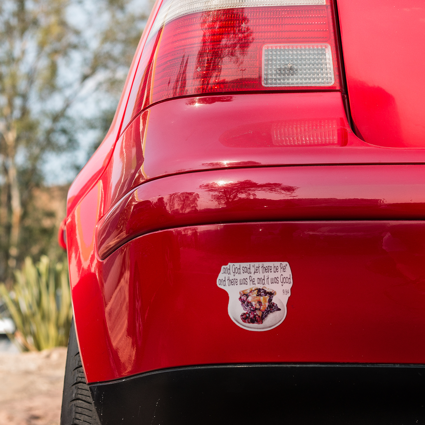 Vinyl Sticker/Decal - "Pi 3:14"