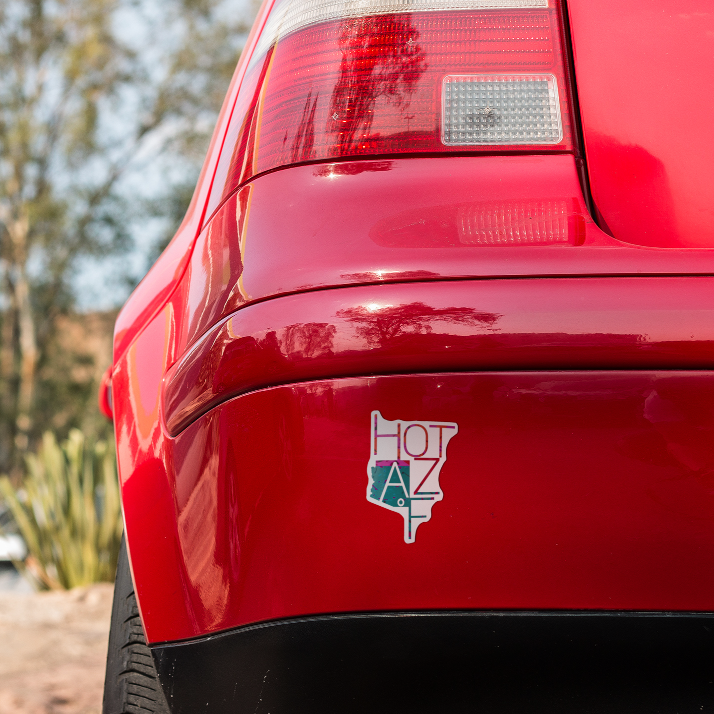 Vinyl Sticker/Decal - "Hot AZ F" (Colors)