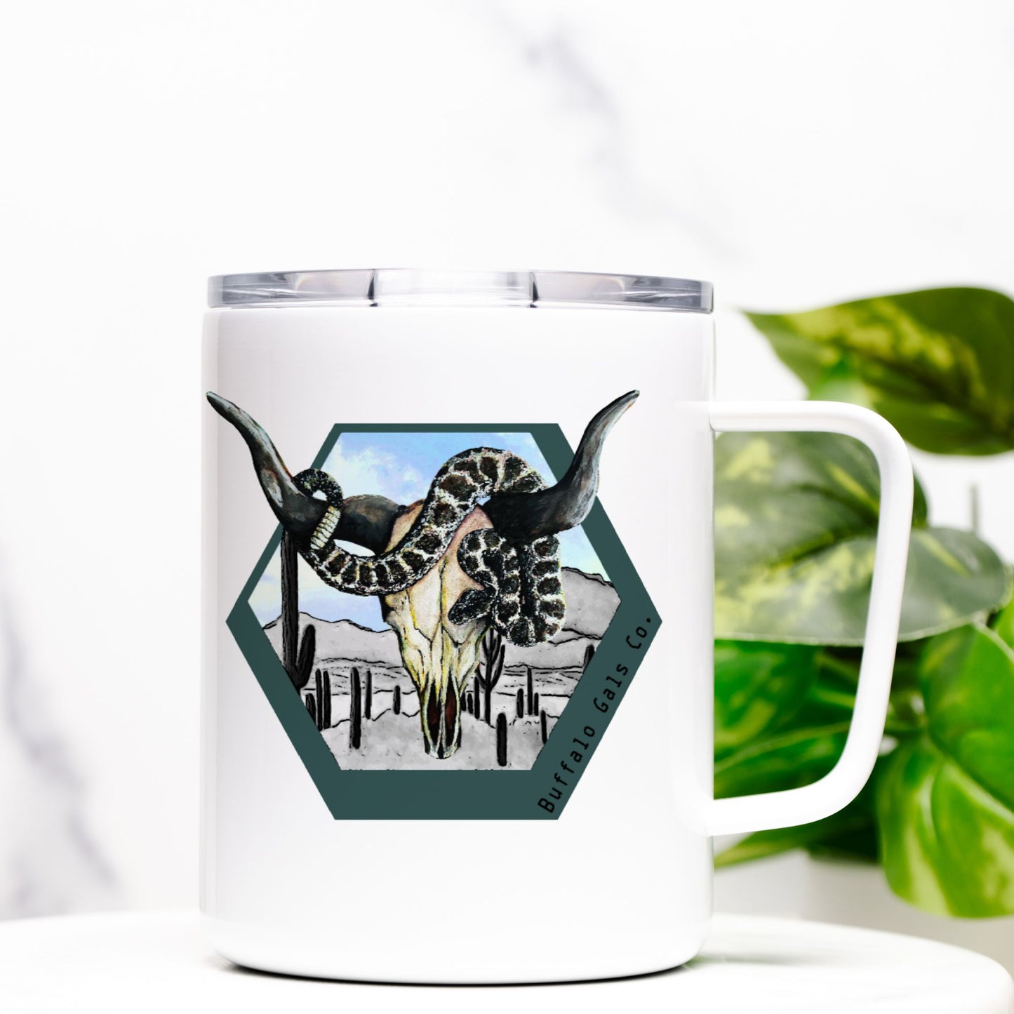 Travel Mug - "Diamondback Desert"