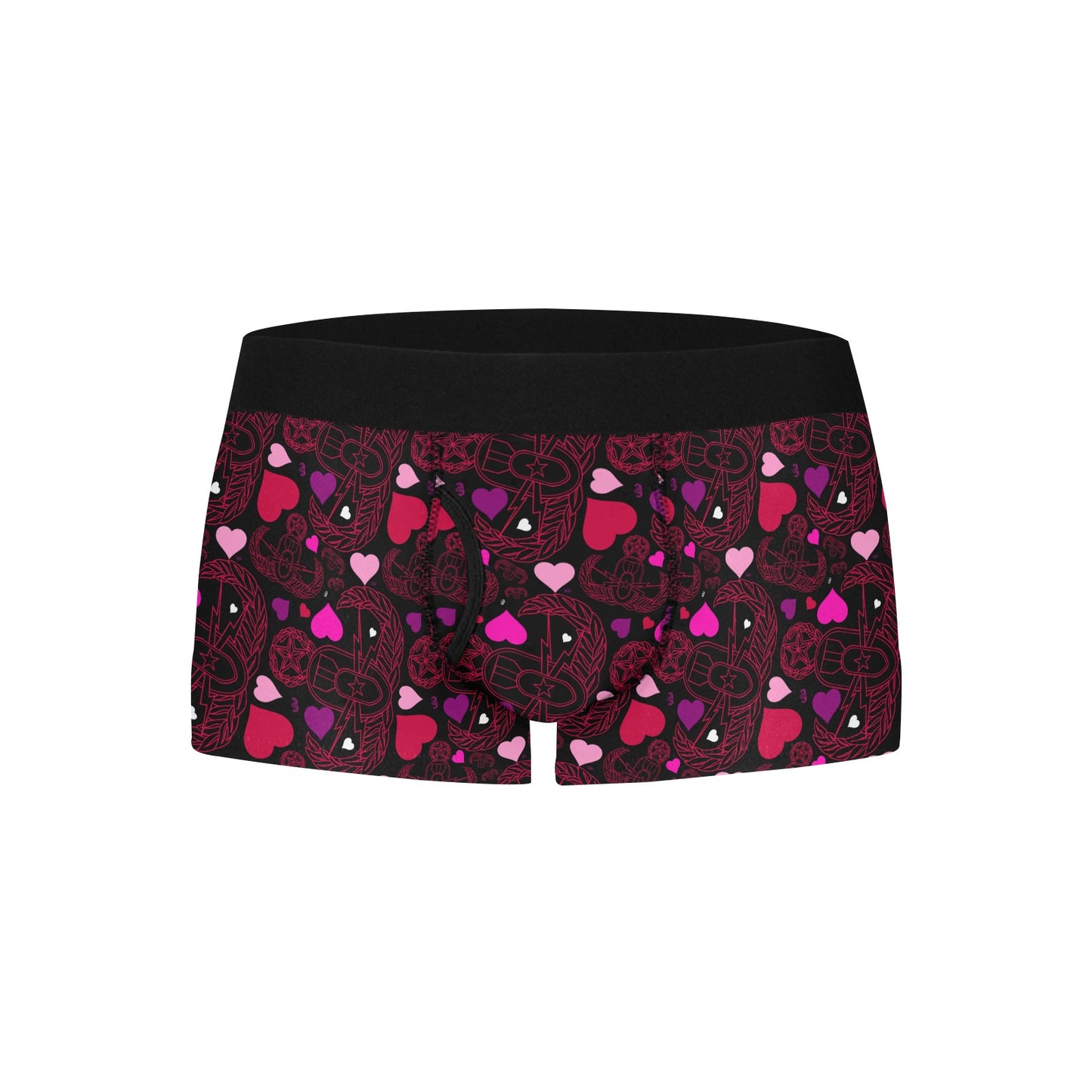 Men's Boxer Briefs with Fly - "BE-O-D My Valentine"