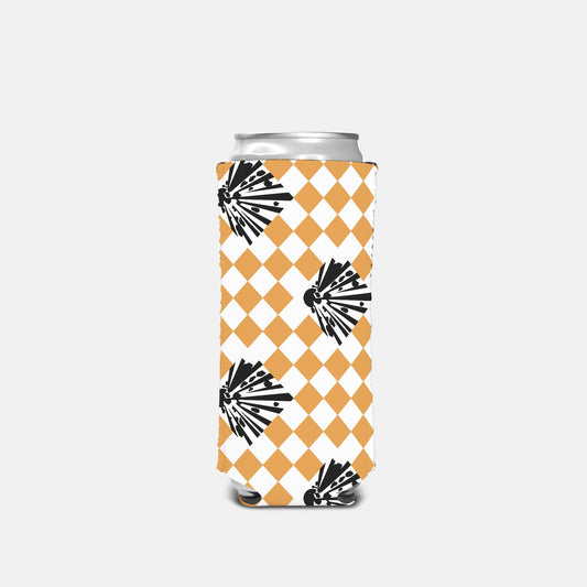 Print On Demand - Slim Can Cooler - "High Explosives Placard Harlequin"