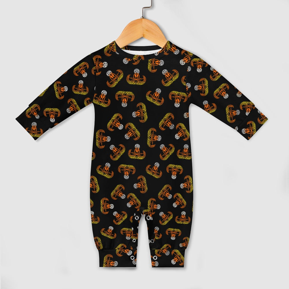Baby Romper - "EOD Candy Corn"