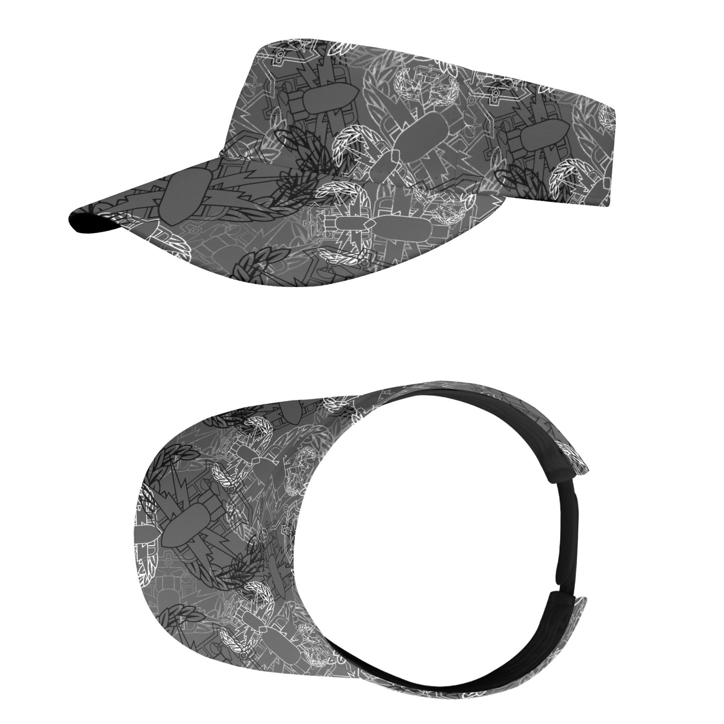 Sports Visor - "It's 5 o'clock Somewhere" (HDS Greys)
